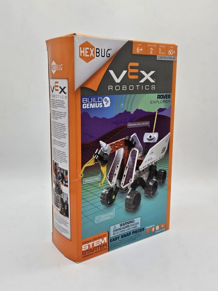 Hexbug Vex Robotics Rover Explorer STEM Starter Construction Ages 6+