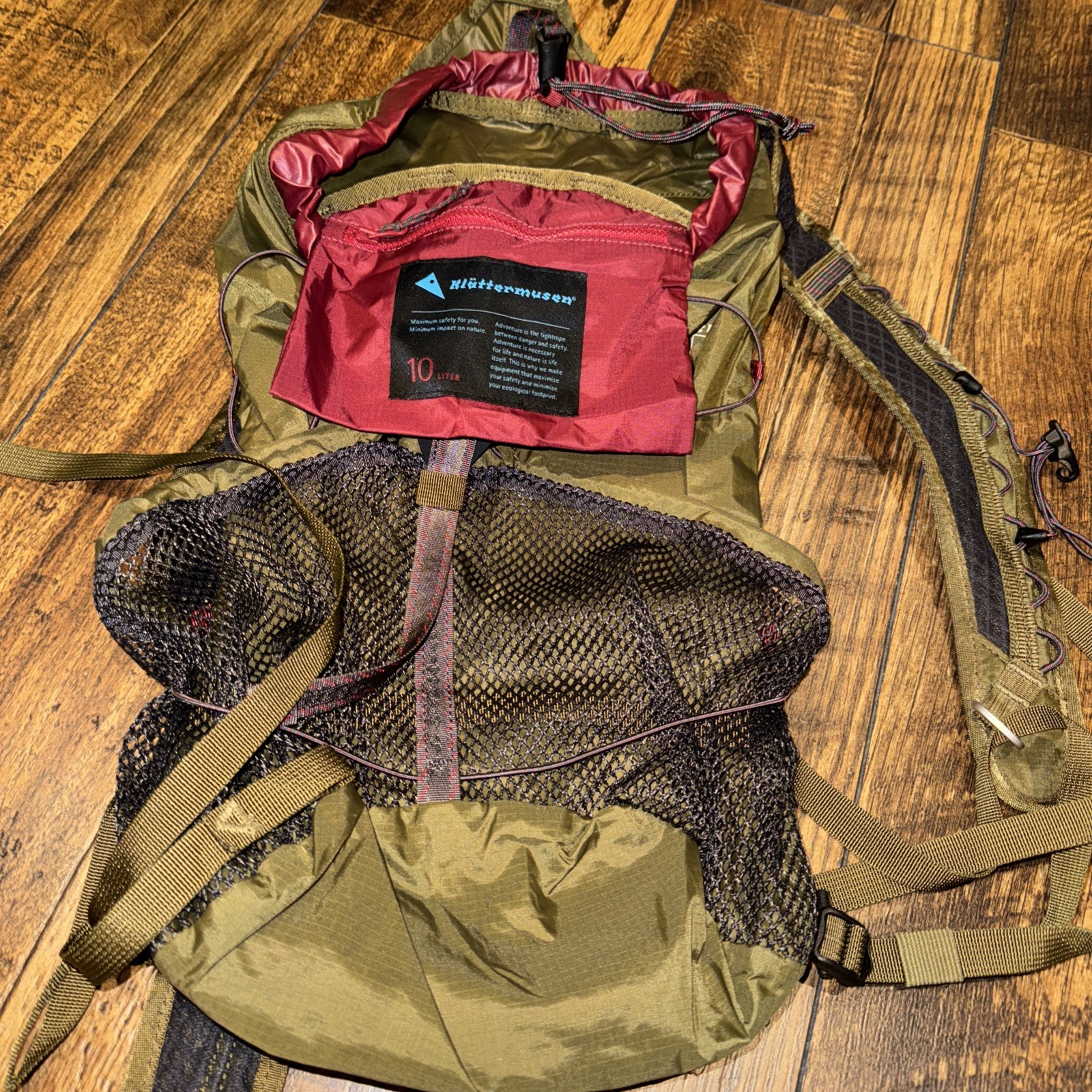 KLÄTTERMUSEN TJALVE 2.0 10L BACKPACK Olive