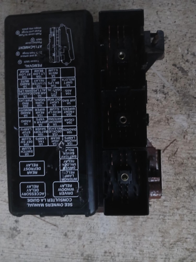 1998 Ford Taurus Dash Fusebox