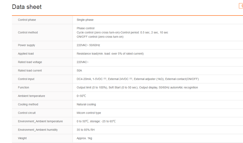 Autonics SPC1-50-E Power Controllers Single-phase New 1PCS