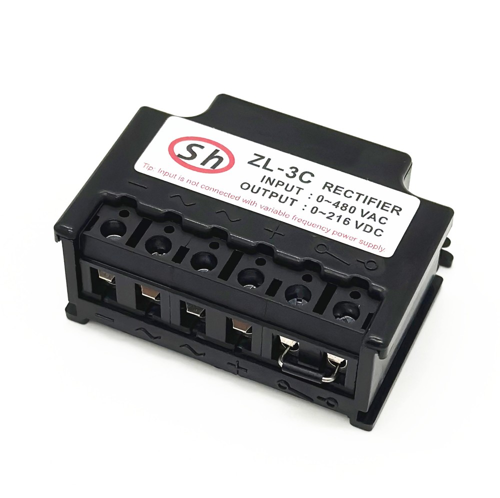 ZL-3C input: 0~480VAC output: 0~216VDC half-wave brake rectifier module