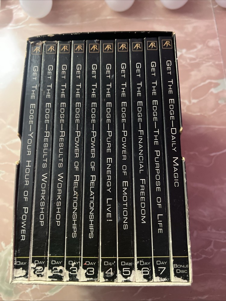 Anthony Robbins Get the Edge 7 Day Program Transform Your Life 10 CD Box Set