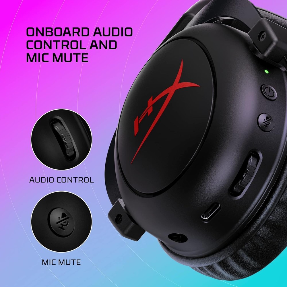 HyperX Cloud II Core Wireless Gaming PC Headset DTS Headphone:X Spatial Audio