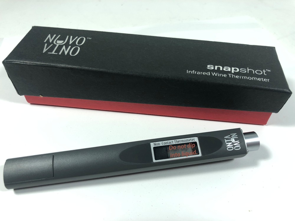 Infrared sommelier wine Thermometer, retractable sensor with doors, NEW