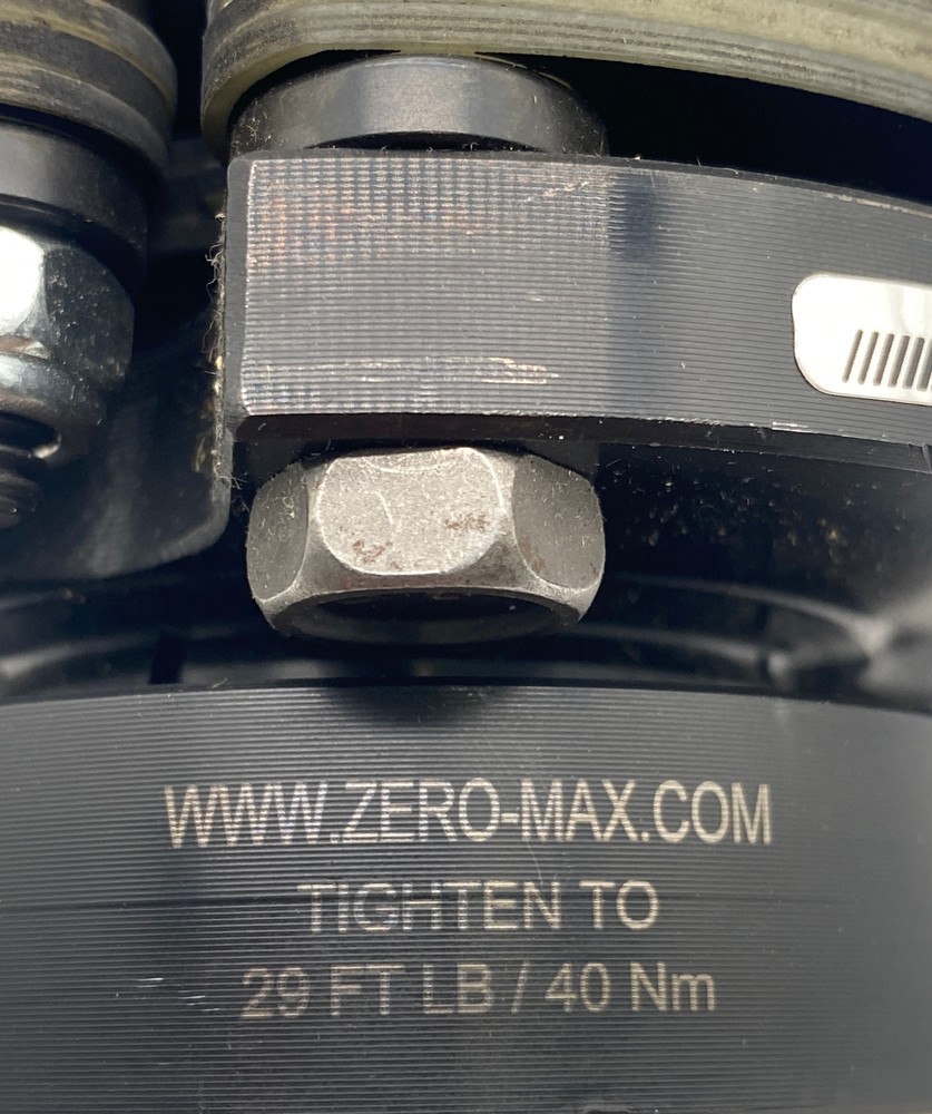Zero-Max MODEL 6-37 Coupling Single Flex Hub 1.5" Bore