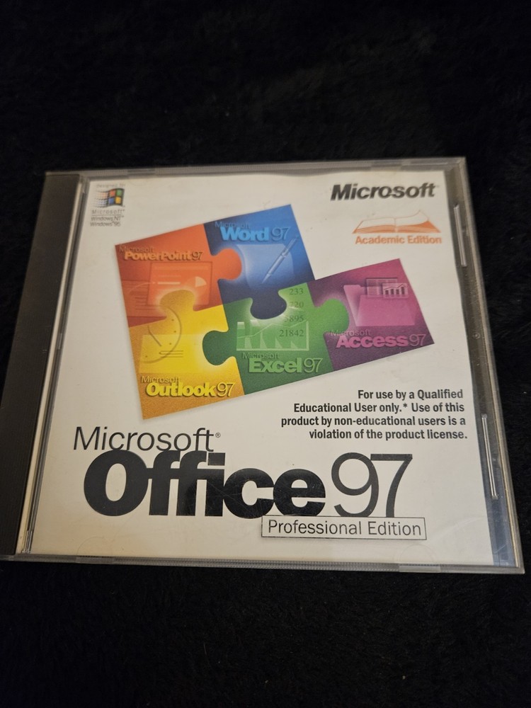 Microsoft Office 97 Professional Edition + Bookshelf - Tested Works