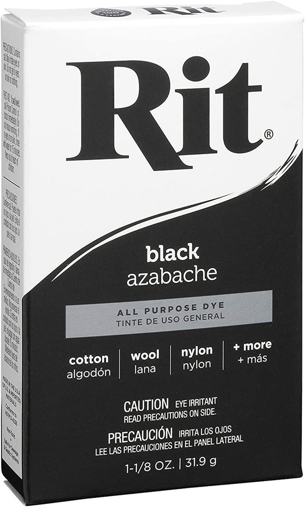 Rit All-Purpose Powder Dye, Black (42809)