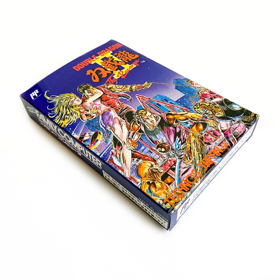 DOUBLE DRAGON 2: The Revenge - Empty box replacement spare case Famicom game