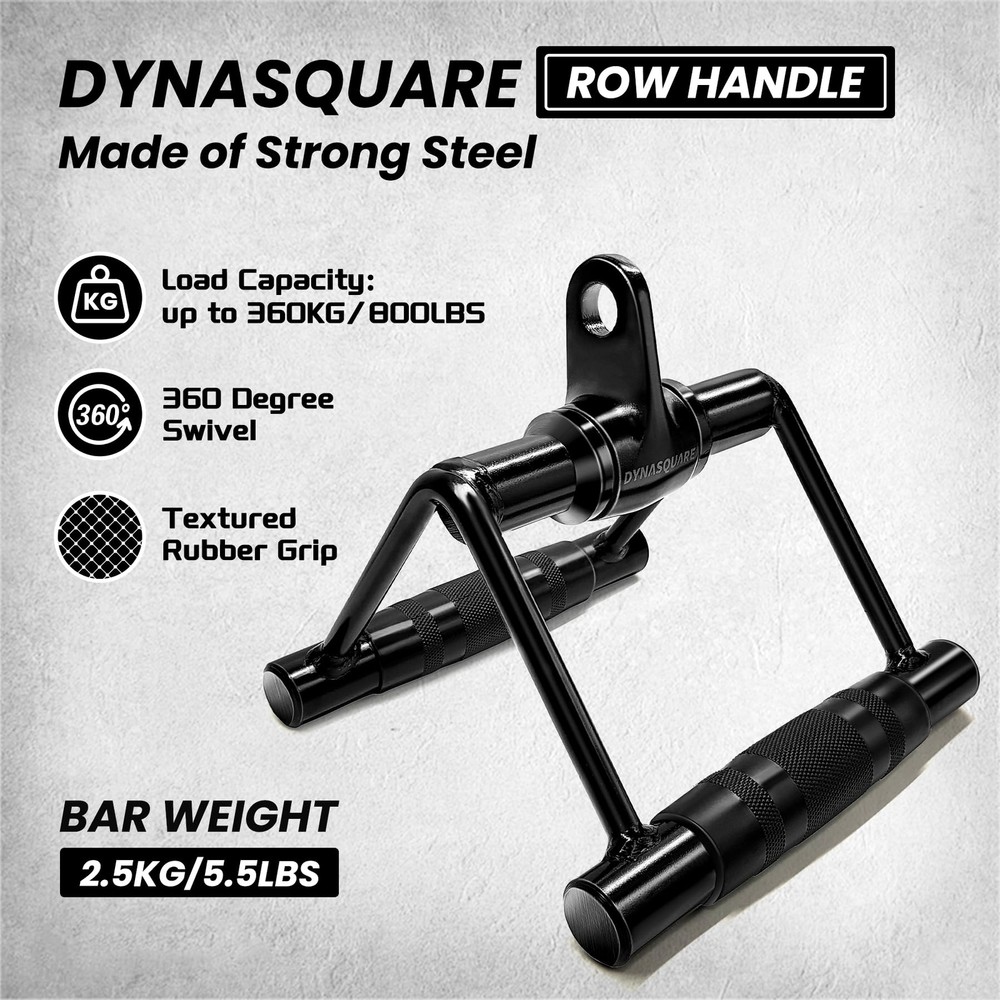 Solid Steel Cable Attachments for Home Gym with LAT Pulldown Tricep Rope Options