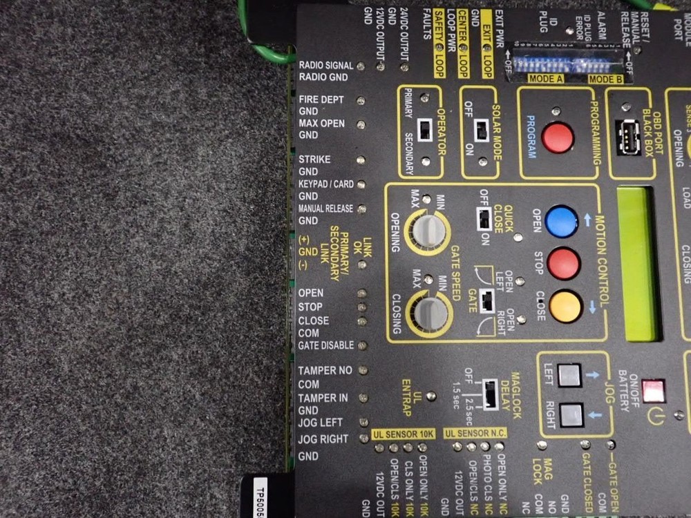 MAXIMUM CONTROLS Matrix 3 Gate Operator PCB Control Main Board, No Box