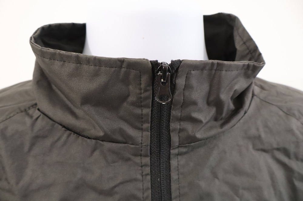 Napoli Training Player Issue Grey Windbreaker Rain Jacket XL Macron