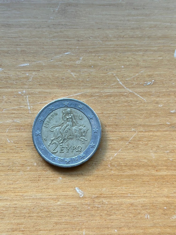 coin 2 euros greece 2002
