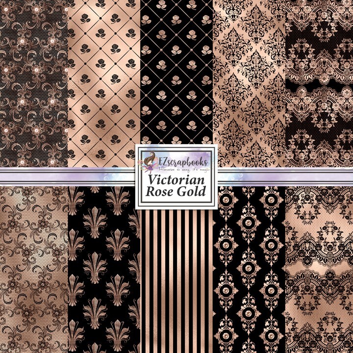 VICTORIAN ROSE GOLD - Paper Pack