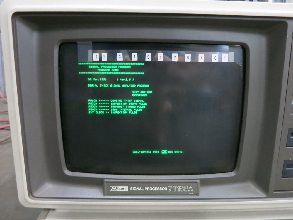 NEC San-ei 7T18SA Signal Processor Data Aquisition Recorder Computer Test 7TI8SA
