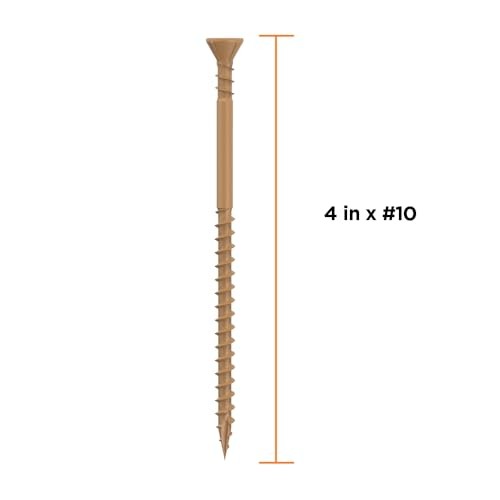 4" X #10 - COUNTERSINKING Deck Screw 250 Count