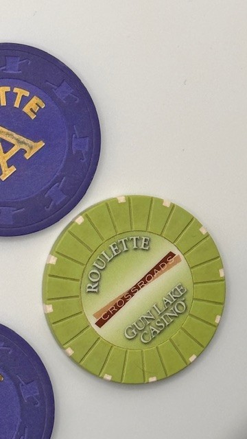 Lot of 14 Misc. Roulette Chips-Clean-Payboy Chips