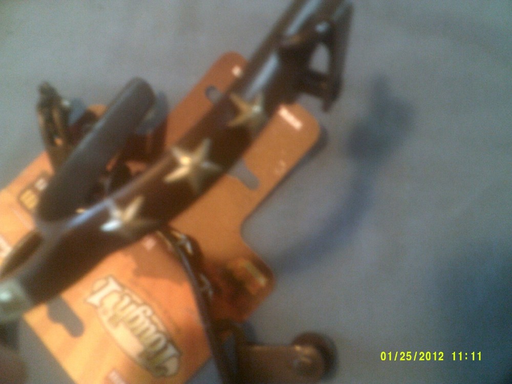 Spurs, Roping Three Star Pattern with 2" Rowel