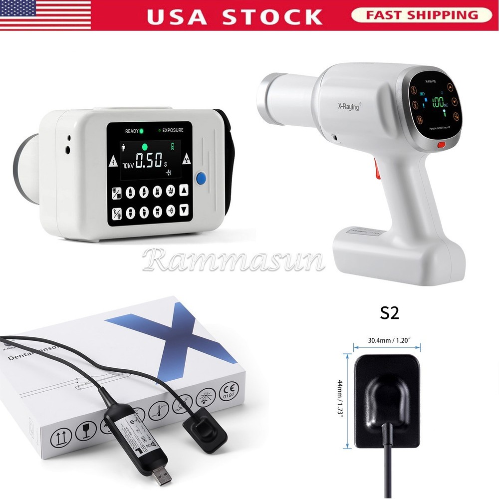 Portable dental X-ray machine no Shield With Digital Sensor HD Image Size2