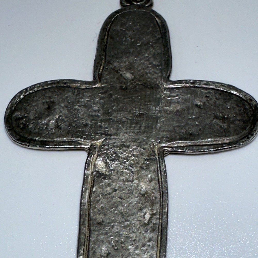 Vintage Hand Made Silver Cross