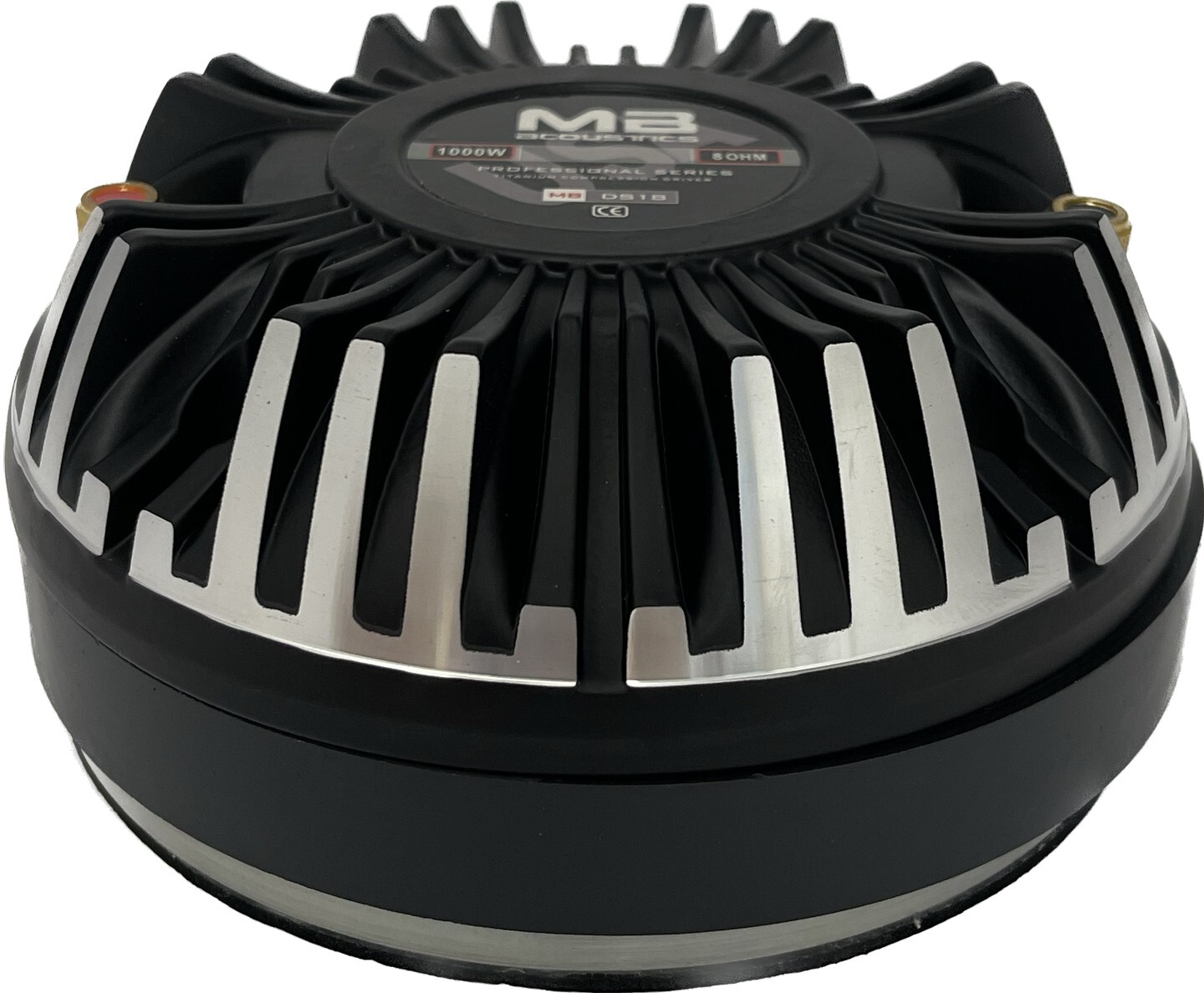 2x Titanium Compression Drivers, 2" VC, 8Ω, 1000W Bolt-On 2" throat MB Acoustics