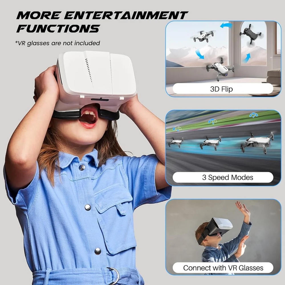 SIMREX X300C Mini Drone w/ 720P HD Camera Complete