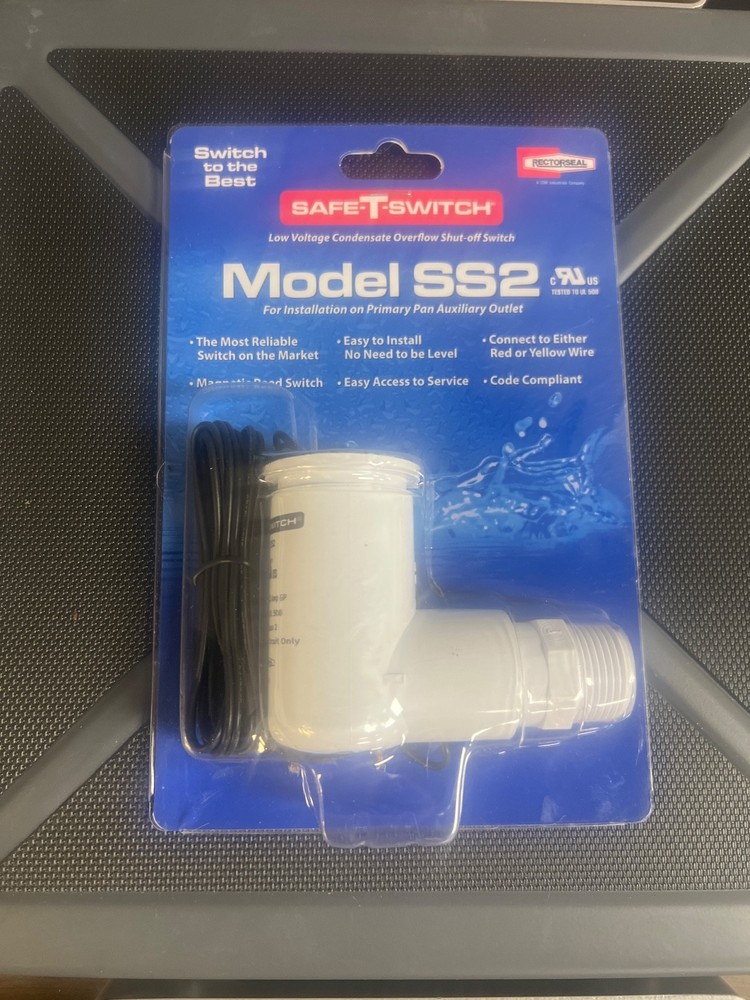 RectorSeal Safe-T-Switch SS2 Low Voltage Condensate Overflow Switch