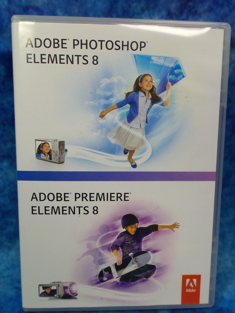 DVD Adobe Photoshop Elements 8 & Premiere Elements 8