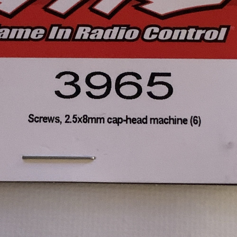 Traxxas Cap Head Screws 3965 NEW