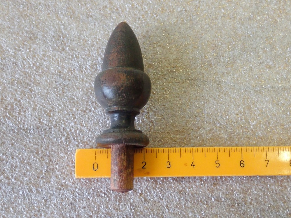 Antique carved acorn drawer knobs