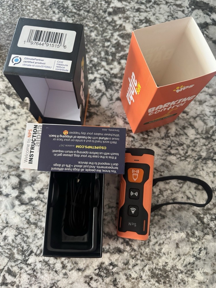 NPS Alpha Dog Trainer Anti-Barking Control Device USB Rechargeable