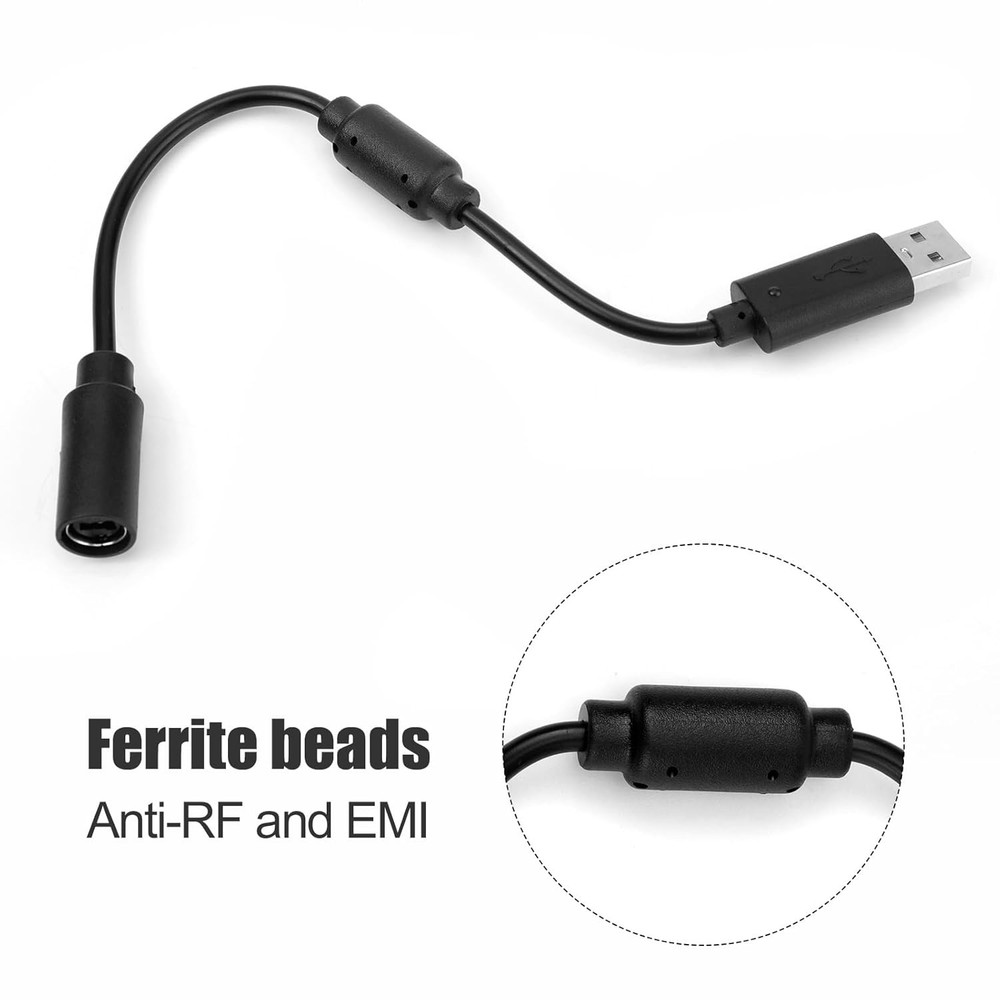 2PCS USB Breakaway Cable Adapter for Logitech G920 Thrustmaster Ferrari 458 Whee