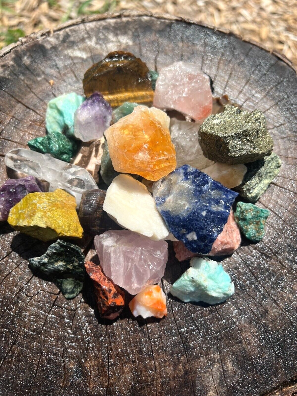 Raw Natural Rough Gemstones Bulk | Loose Gems| Choose Type! TUMBLING | POLISHING