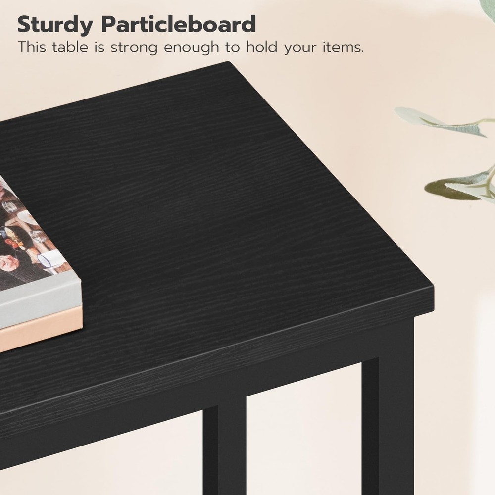 29.5" Narrow Console Table, Small Entryway Table with Shelf, 2 Tier Thin Sofa...