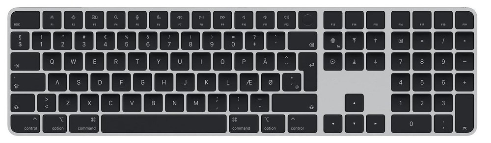 Apple Magic Keyboard with Touch ID and Numeric Keypad - Danish - New