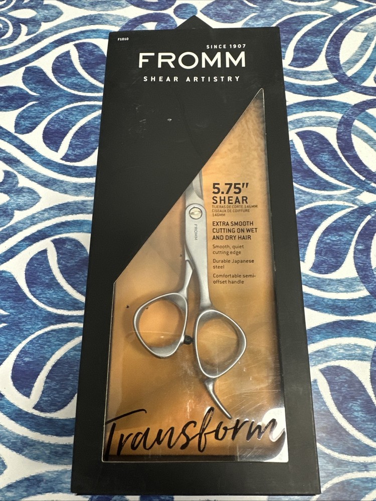 FROMM SHEAR ARTISTRY TRANSFORM 5.75″ SHEAR SILVER