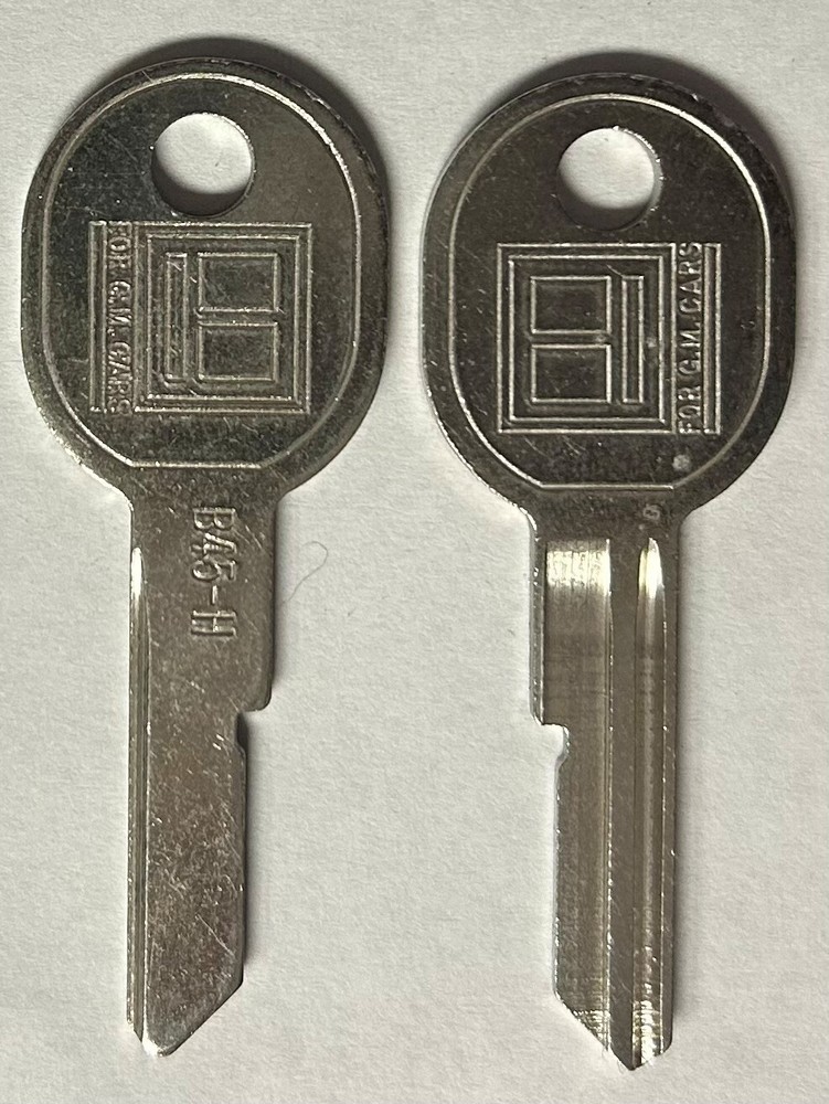GM B45-H Key Blank uncut (1 Pc)