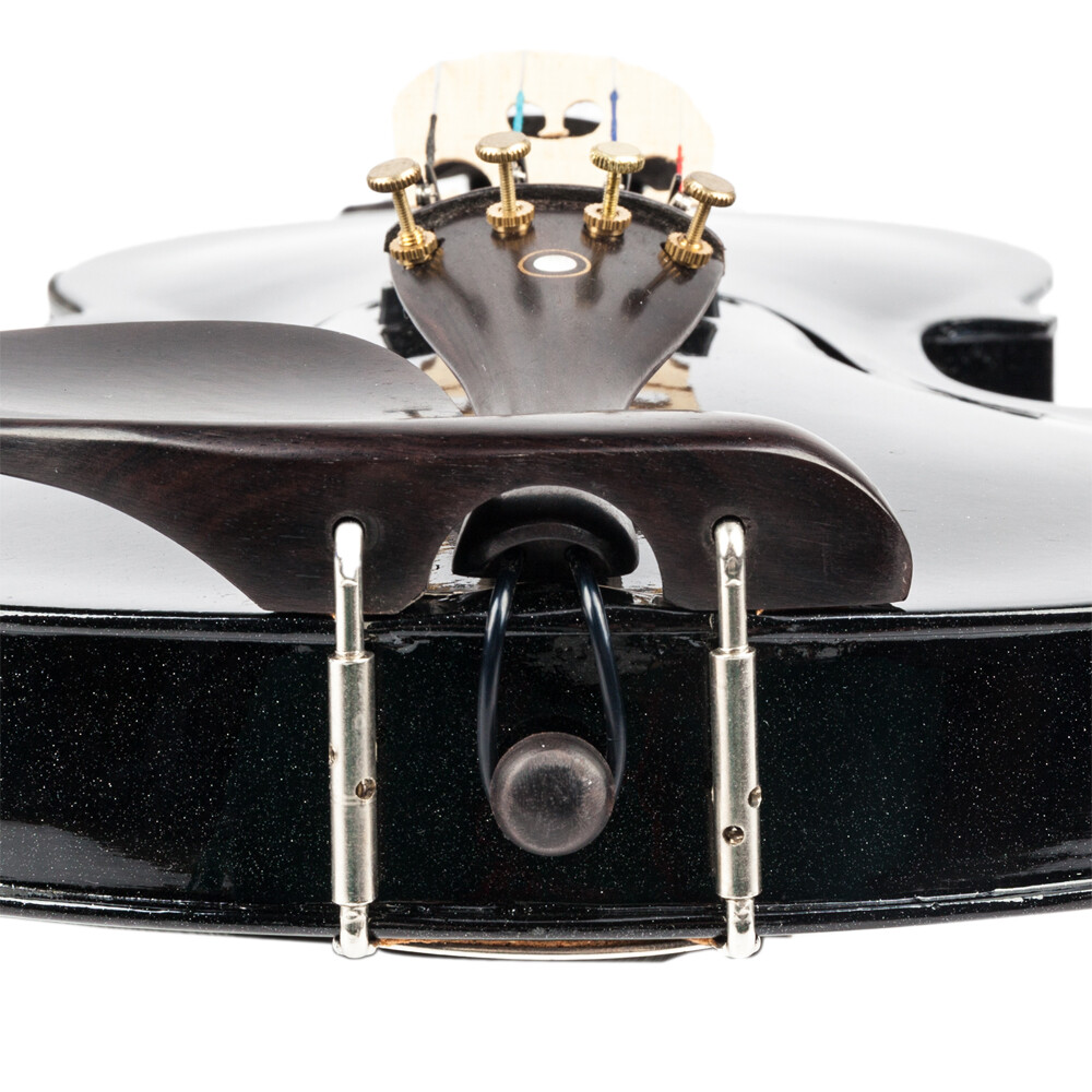 4/4 Full Size Solid Wood EQ Violin with Case Bow Strings Shoulder Rest Tuner