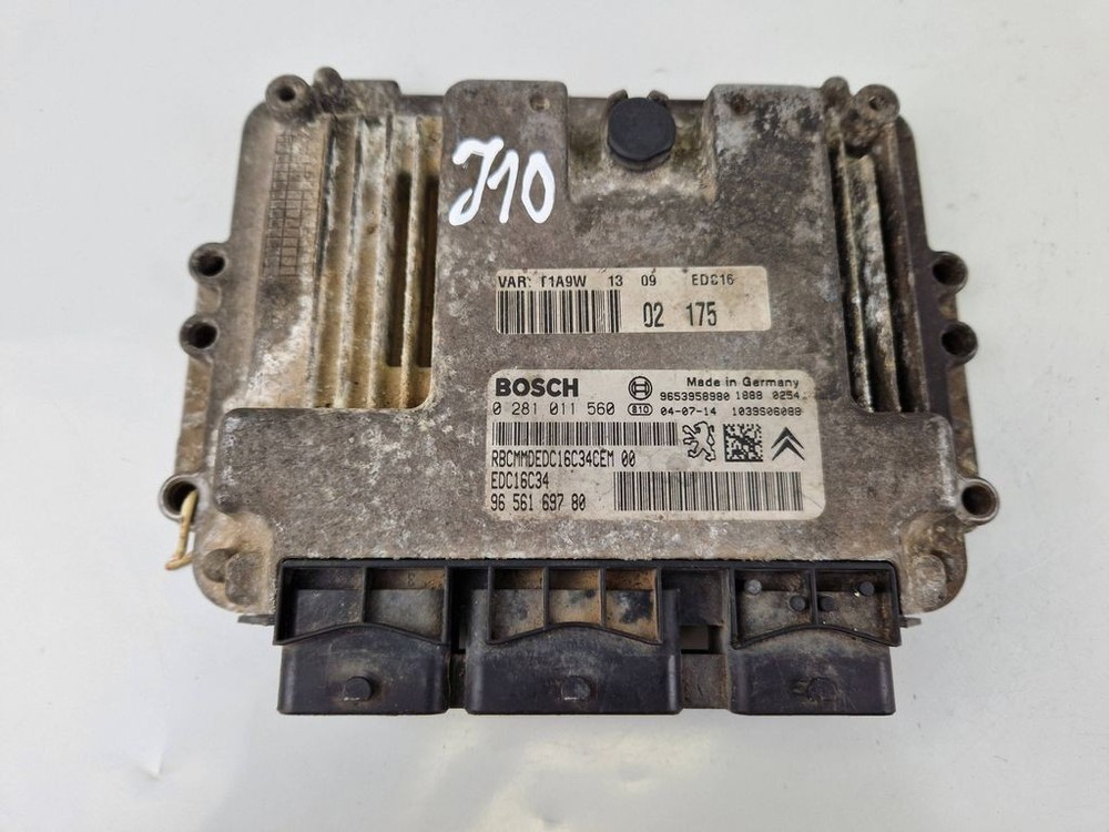 Peugeot 206 2001 Engine Control Module ECU 9656169780