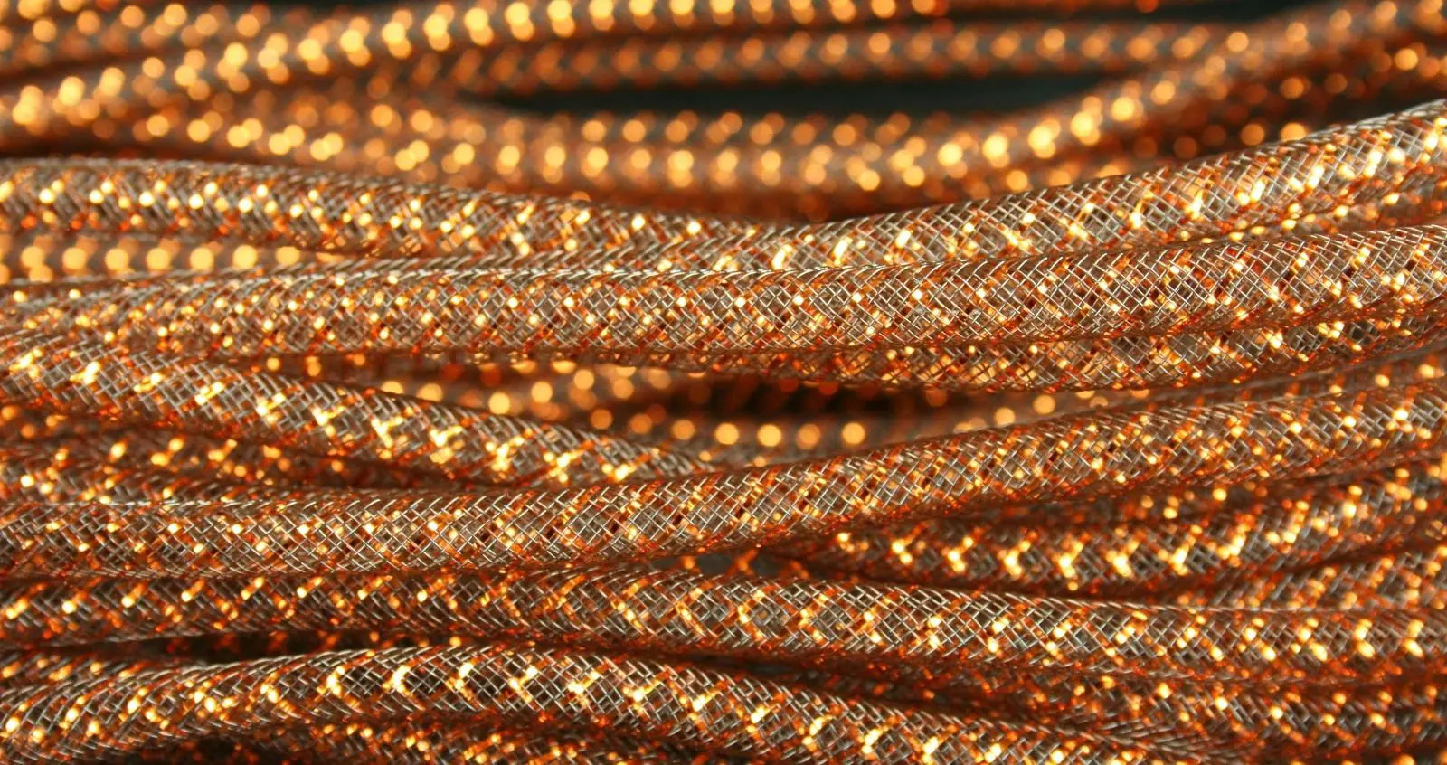 CYBERLOX 8mm Deco Mesh Tubing Flexible Party & Holiday Craft