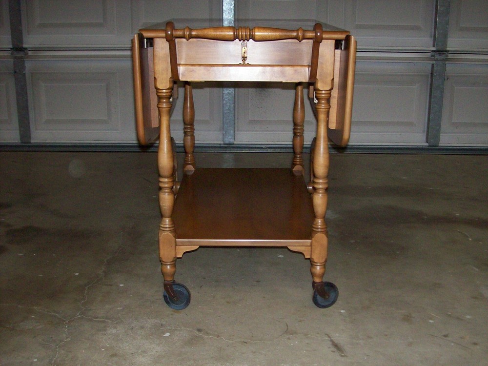 Ethan Allen Maple Tea Cart