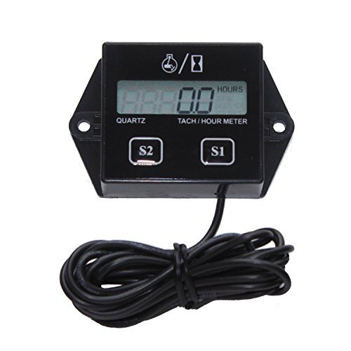 Tachometer for Small EngineInductive Hour Meter for 2 Stroke & 4 Stroke Small