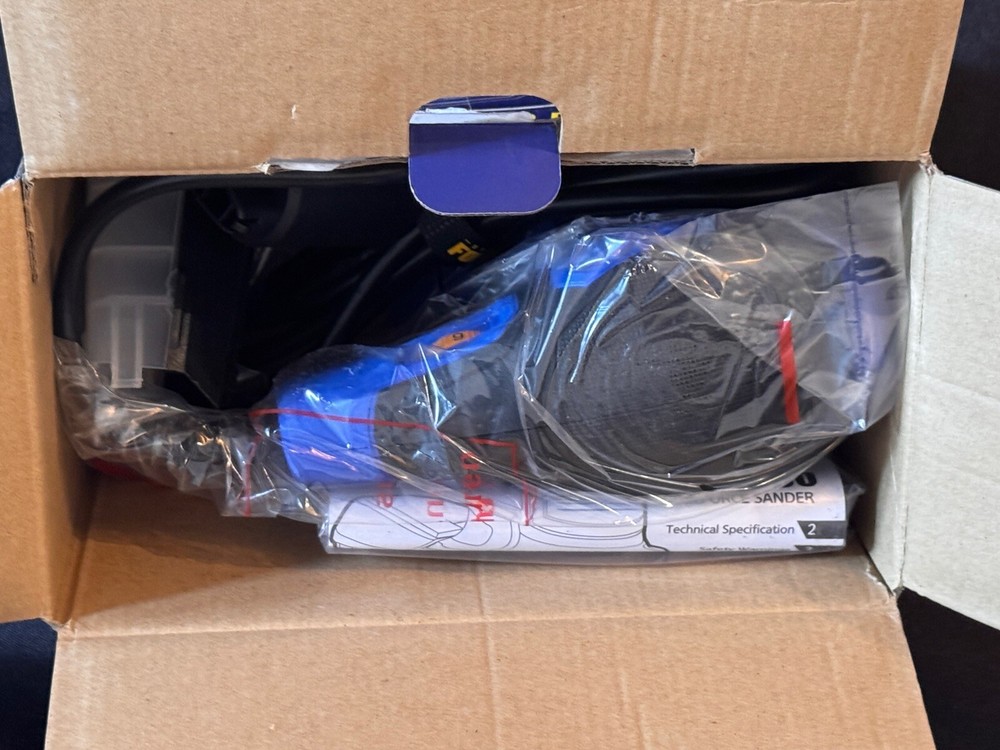 PRS5360 5-inch 3.0A Random Orbit Sander with 8Pcs Sandpapers, 6 Variable Spee...