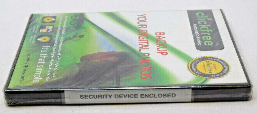 ClickFree Automatic Digital Photo Back-Up For Windows XP, Windows VISTA, & 2000