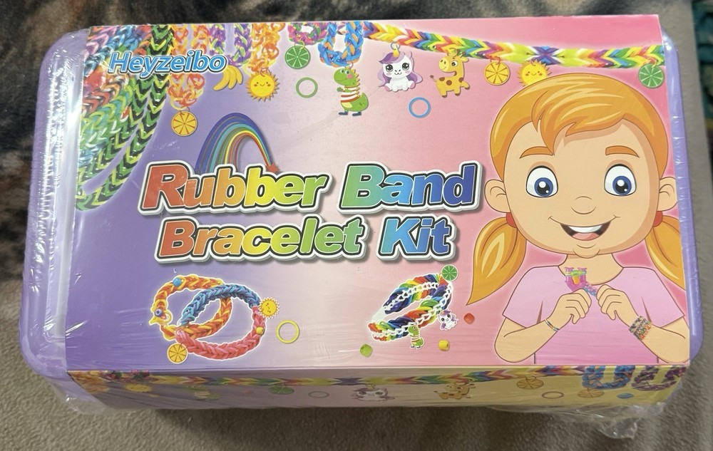 Heyzeibo 14000+ Rubber Band Bracelet Kit with 3 Layer Container