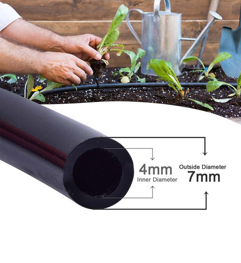 149' Drip Irrigation System Kit Automatic Garden Misting Plant Watering Drip Kit