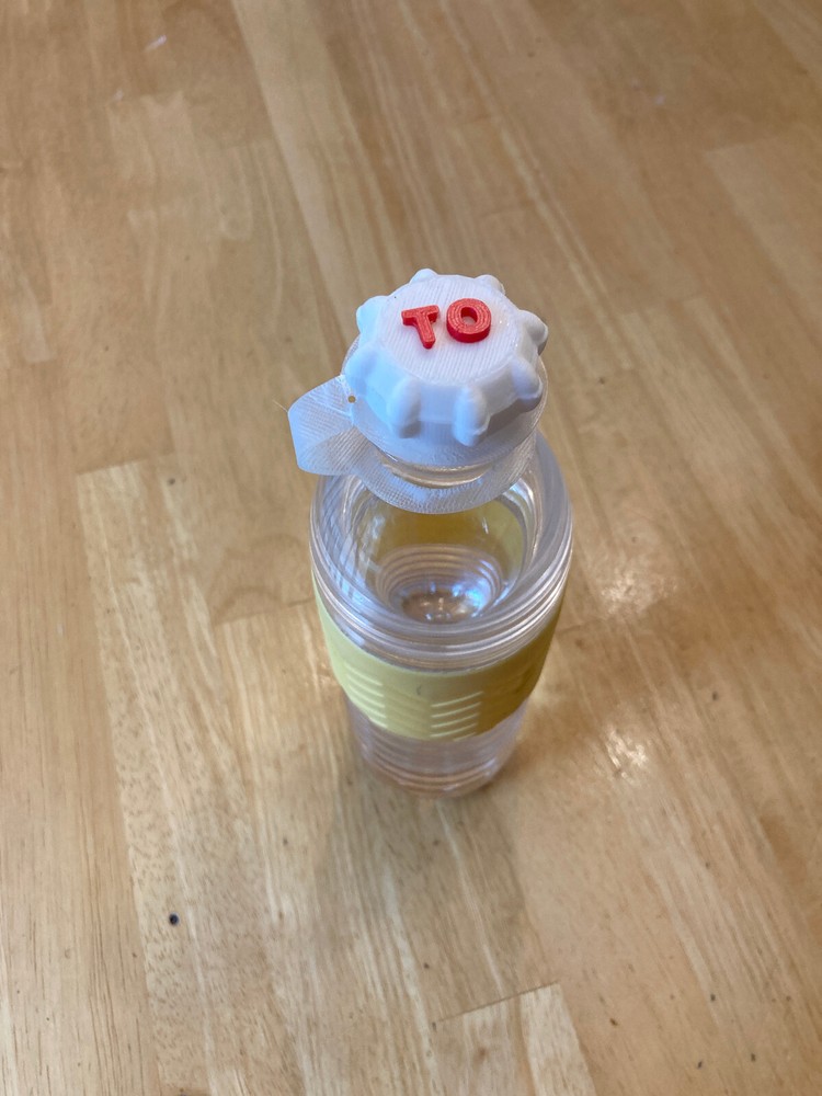 copco replacement bottle cap - with Customized Initials !!