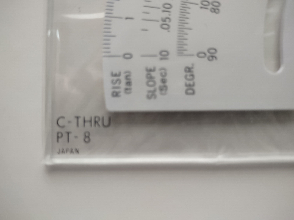 C-THRU Professional Adjustable Triangle 8" MADE IN JAPAN