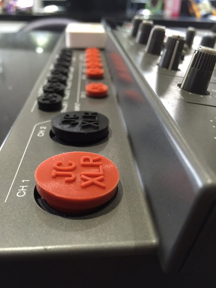 SONY MDM-X4 MiniDisk multitrack recorder “JACKCAP” Insert Set, 18x XLR and Jack