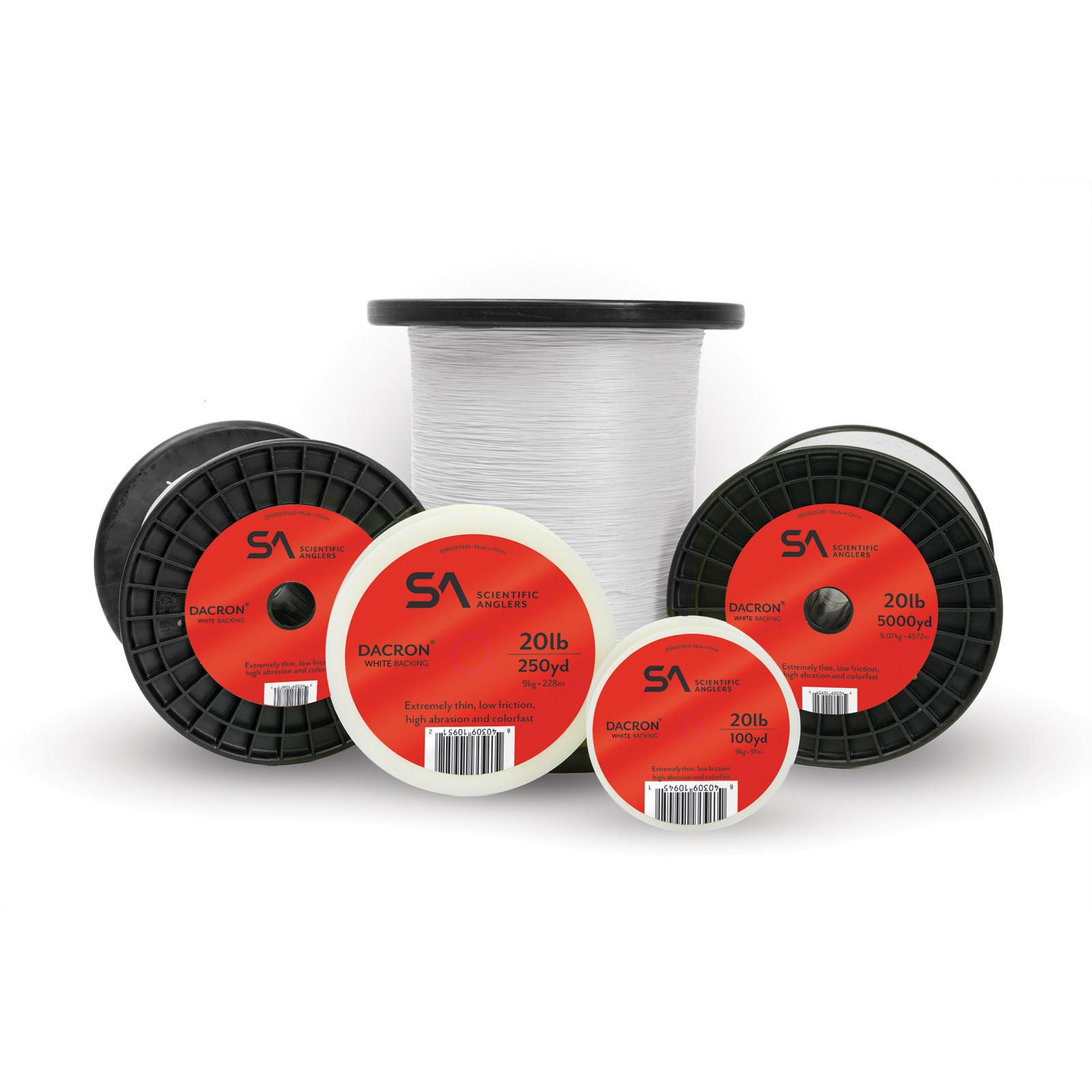 Scientific Anglers Dacron Fly Line Backing 20 lb 100 yds White