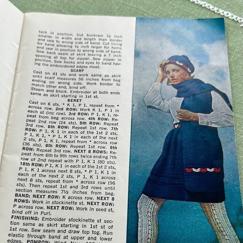 Vintage American Thread He and She Sweaters, Knitting Pattern Book
